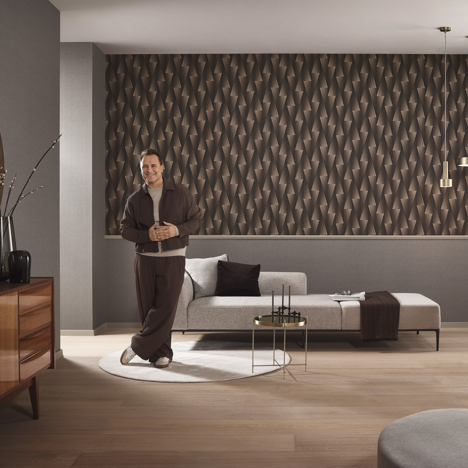 10526-11 Shift Brown Fashion For Walls 5 Wallpaper by Erismann