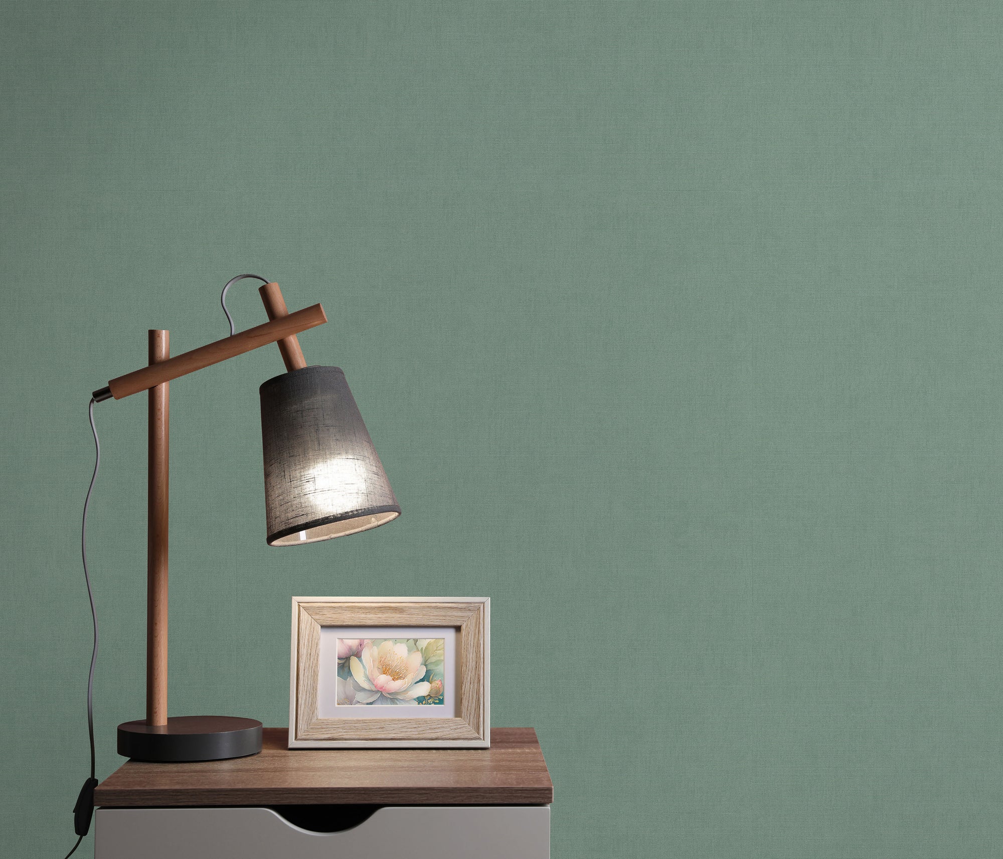 10539-18 Aurora Plain Turquoise Wallpaper by Erismann