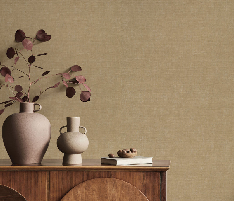 10539-30 Aurora Plain Gold Wallpaper by Erismann