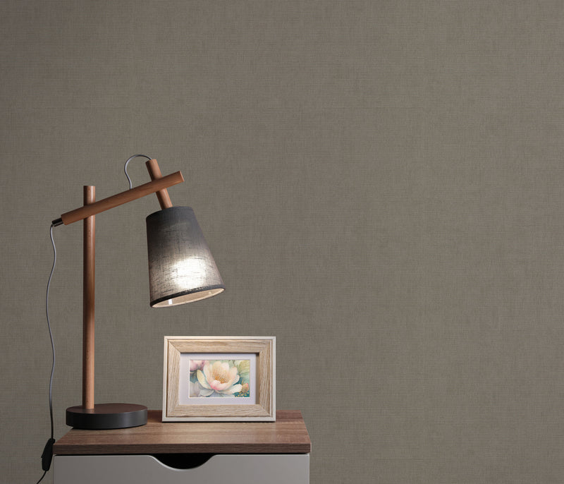 10539-34 Aurora Plain Dark Grey Wallpaper by Erismann