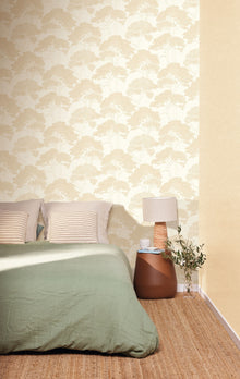 105430214 La Ciotat Blanc Or Wallpaper by Caselio