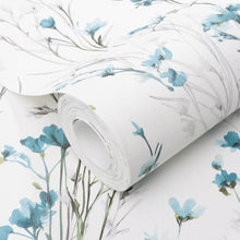 10561-18 Bright Meadow Turquoise Forest Dreams Wallpaper by Erismann
