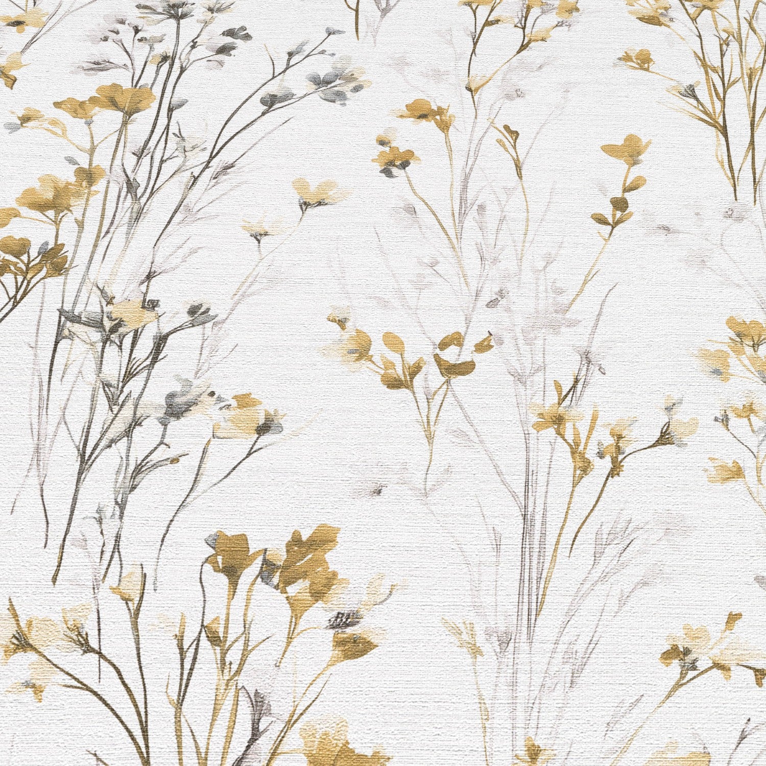 10561-20 Bright Meadow Ochre Forest Dreams Wallpaper by Erismann