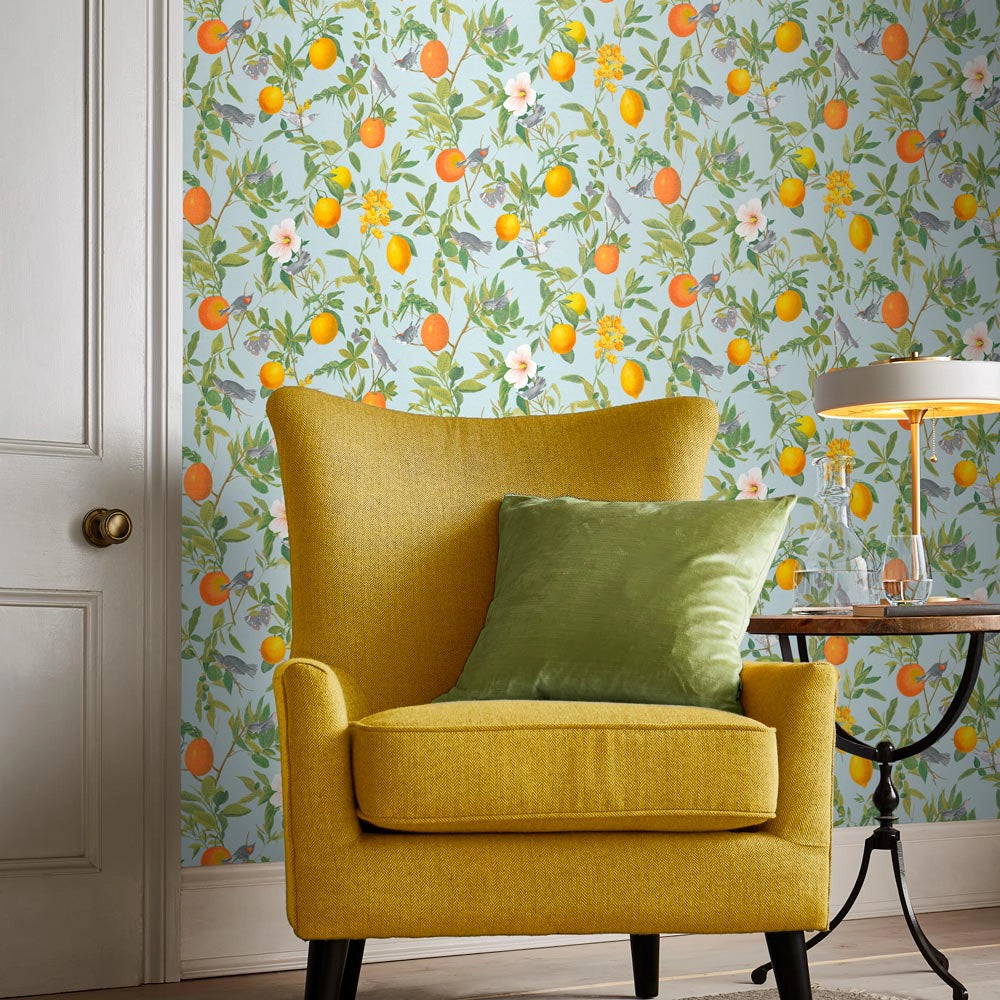 105640 Amalfi Cielo Curiosity Wallpaper by Graham and Brown