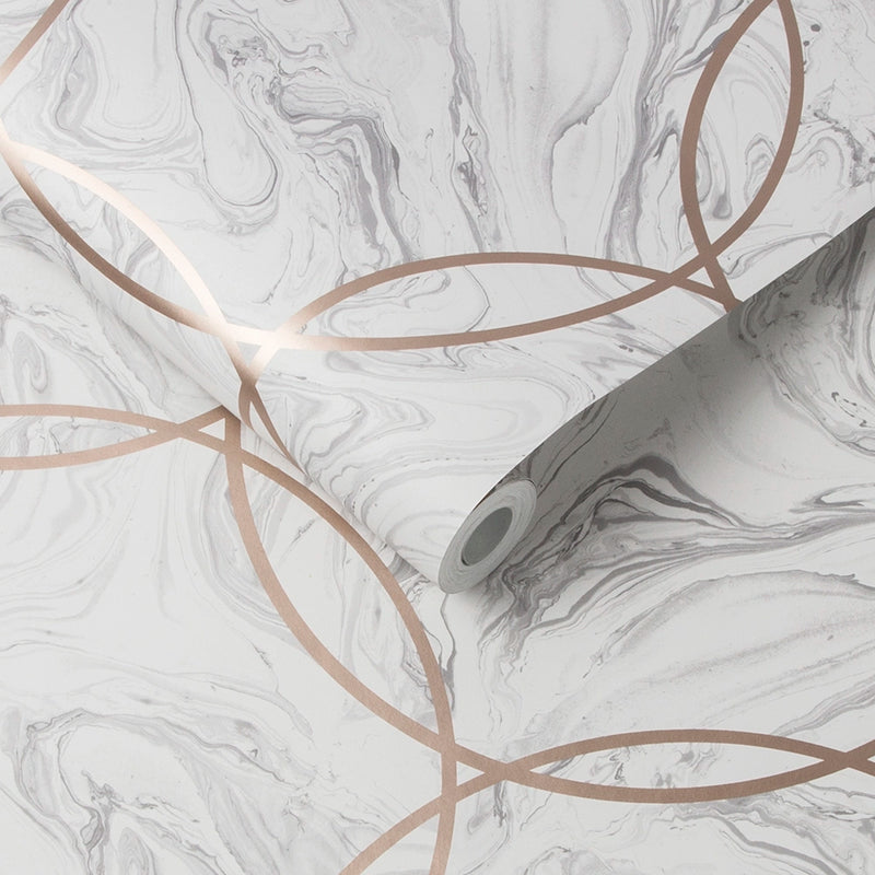 105754 Aqueous Geo Balance Wallpaper by Graham and Brown