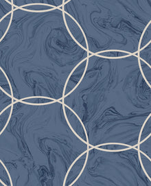 105757 Aqueous Geo Balance Wallpaper by Graham and Brown
