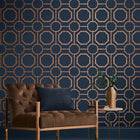 105772 Sashiko Imperial Wallpaper by Graham and Brown