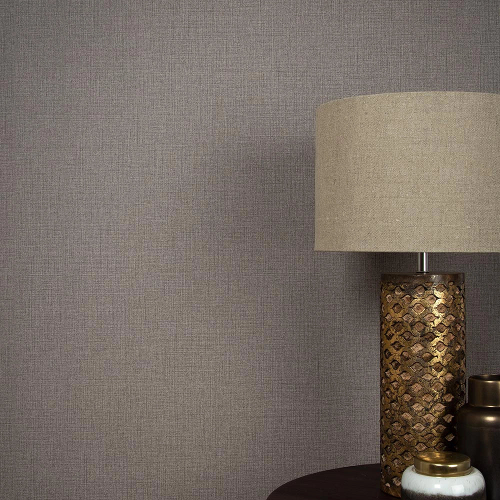 105855 Linen Minimalist Wallpaper by Graham and Brown