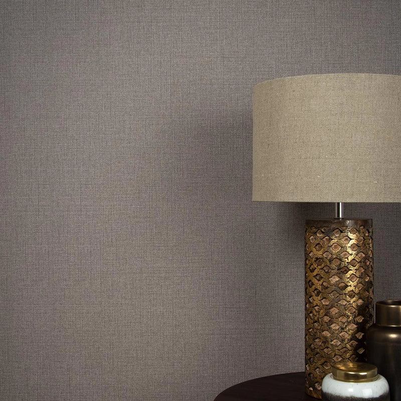 105855 Linen Minimalist Wallpaper by Graham and Brown
