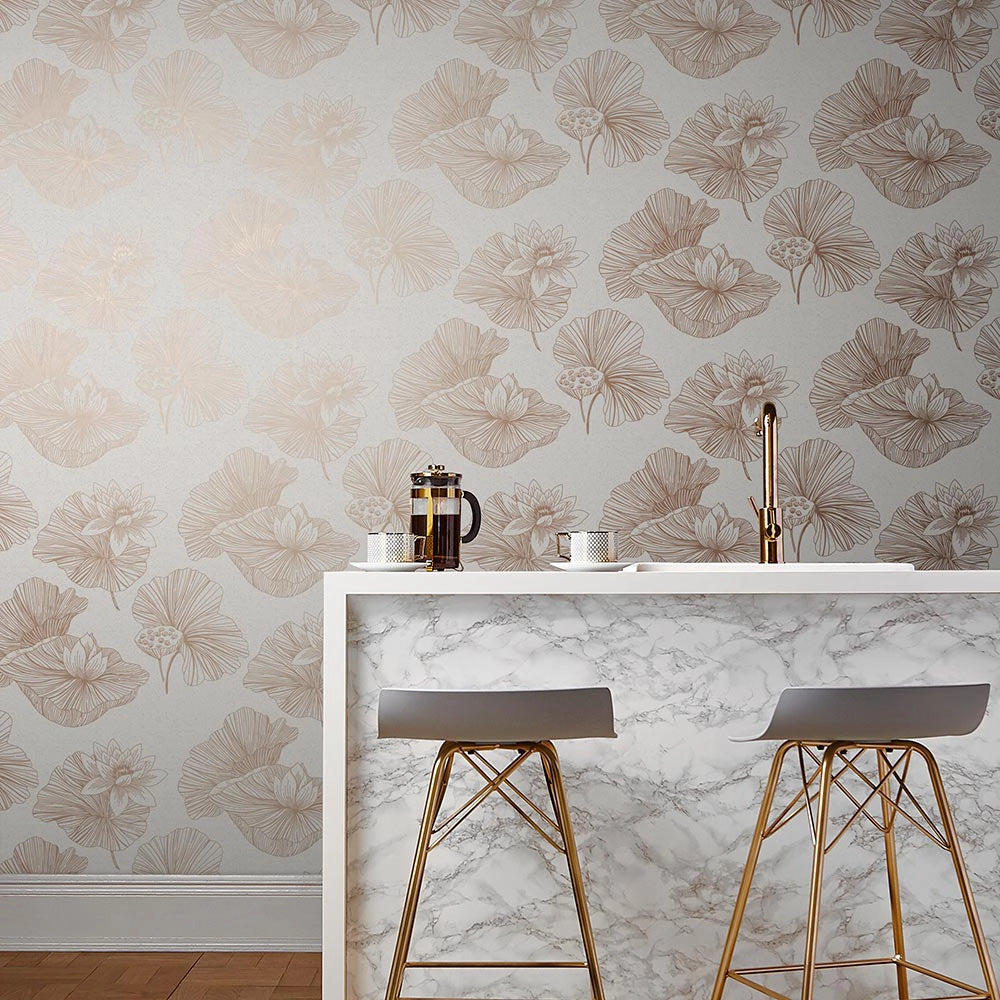 105934 Lotus Imperial Wallpaper by Graham and Brown