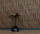 Orbit Lines Brown Elle Decoration 5 Wallpaper by Erismann | 10611-11