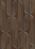 Orbit Lines Brown Elle Decoration 5 Wallpaper by Erismann