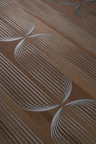 Orbit Lines Brown Elle Decoration 5 Wallpaper by Erismann | 10611-11