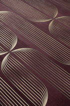 Orbit Lines Purple Elle Decoration 5 Wallpaper by Erismann | 10611-22
