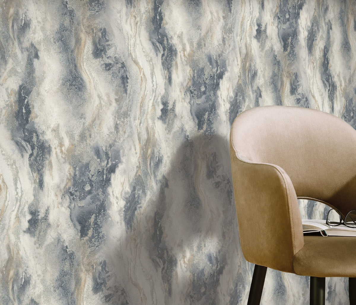 Cosmic Grey Elle Decoration 5 Wallpaper by Erismann | 10614-10
