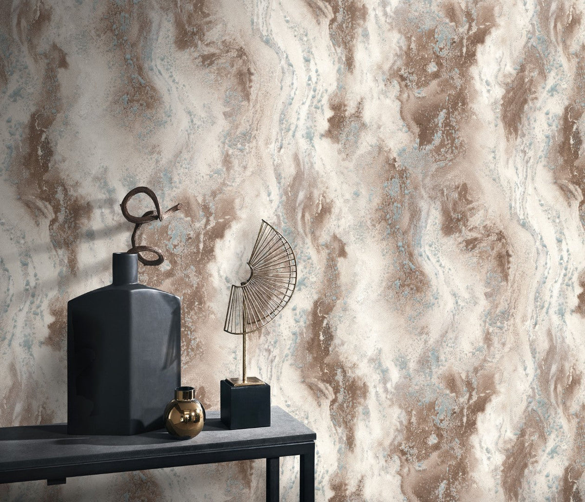 Cosmic Brown Elle Decoration 5 Wallpaper by Erismann | 10614-11