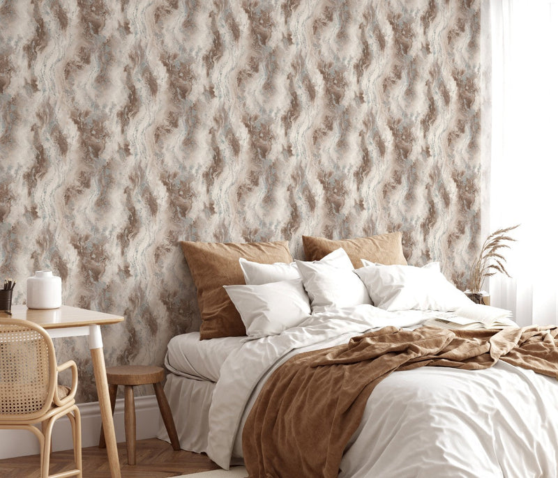 Cosmic Brown Elle Decoration 5 Wallpaper by Erismann | 10614-11