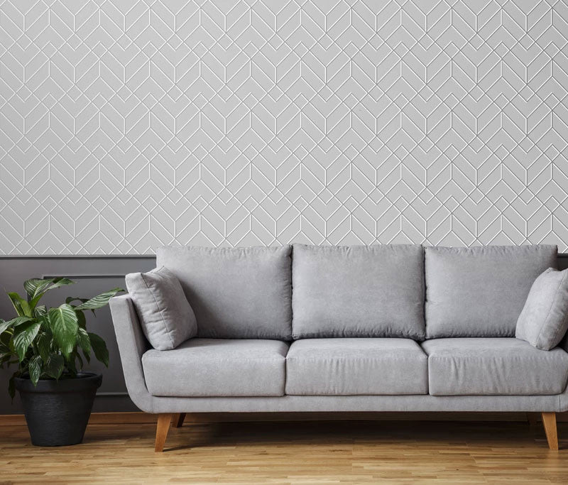 106155 Losanges Filaires Superfresco Easy Wallpaper By Graham & Brown