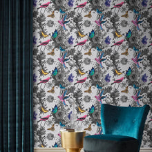 106430 Jardin Grey Curiosity Wallpaper by Graham and Brown