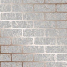 106522 Milan Brick Rose Gold Superfresco Wallpaper By Graham & Brown