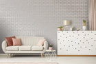 106522 Milan Brick Rose Gold Superfresco Wallpaper By Graham & Brown
