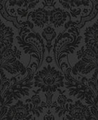 106585 Gothic Damask Flock Established Wallpaper by Graham and Brown
