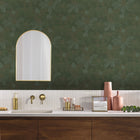 106657290 Lotus Vert Anglais Wallpaper by Caselio