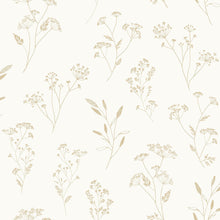 106680234 Little Graminea Or Blanc Wallpaper by Caselio