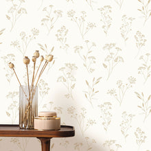 106680234 Little Graminea Or Blanc Wallpaper by Caselio