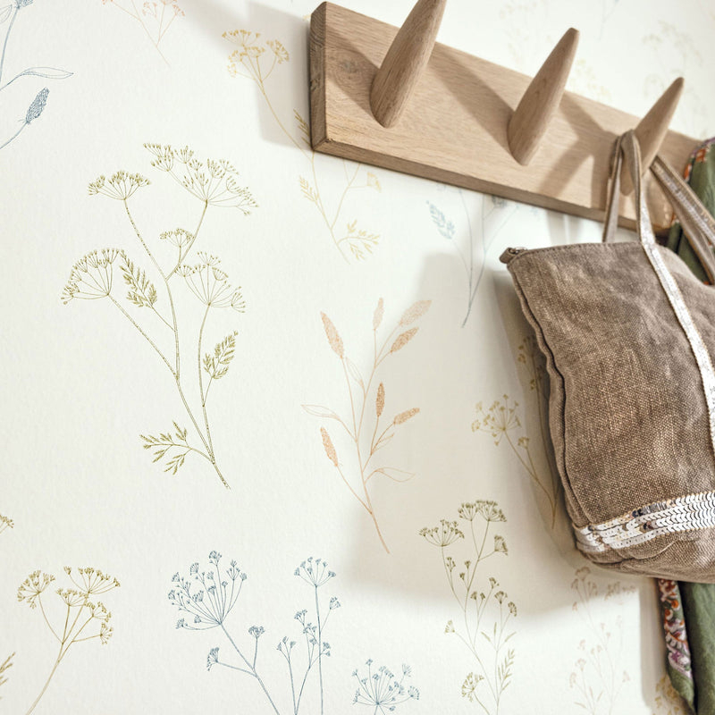 106680346 Little Graminea Multicouleurs Wallpaper by Caselio