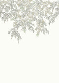 Falling Petals Medium Vert d'Eau Art of Botany Mural by Caselio