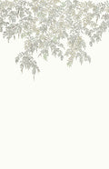 Falling Petals Large Vert d'Eau Art of Botany Mural by Caselio