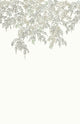Falling Petals Large Vert d'Eau Art of Botany Mural by Caselio
