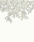 Falling Petals Small Vert d'Eau Art of Botany Mural by Caselio