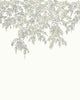 Falling Petals Small Vert d'Eau Art of Botany Mural by Caselio