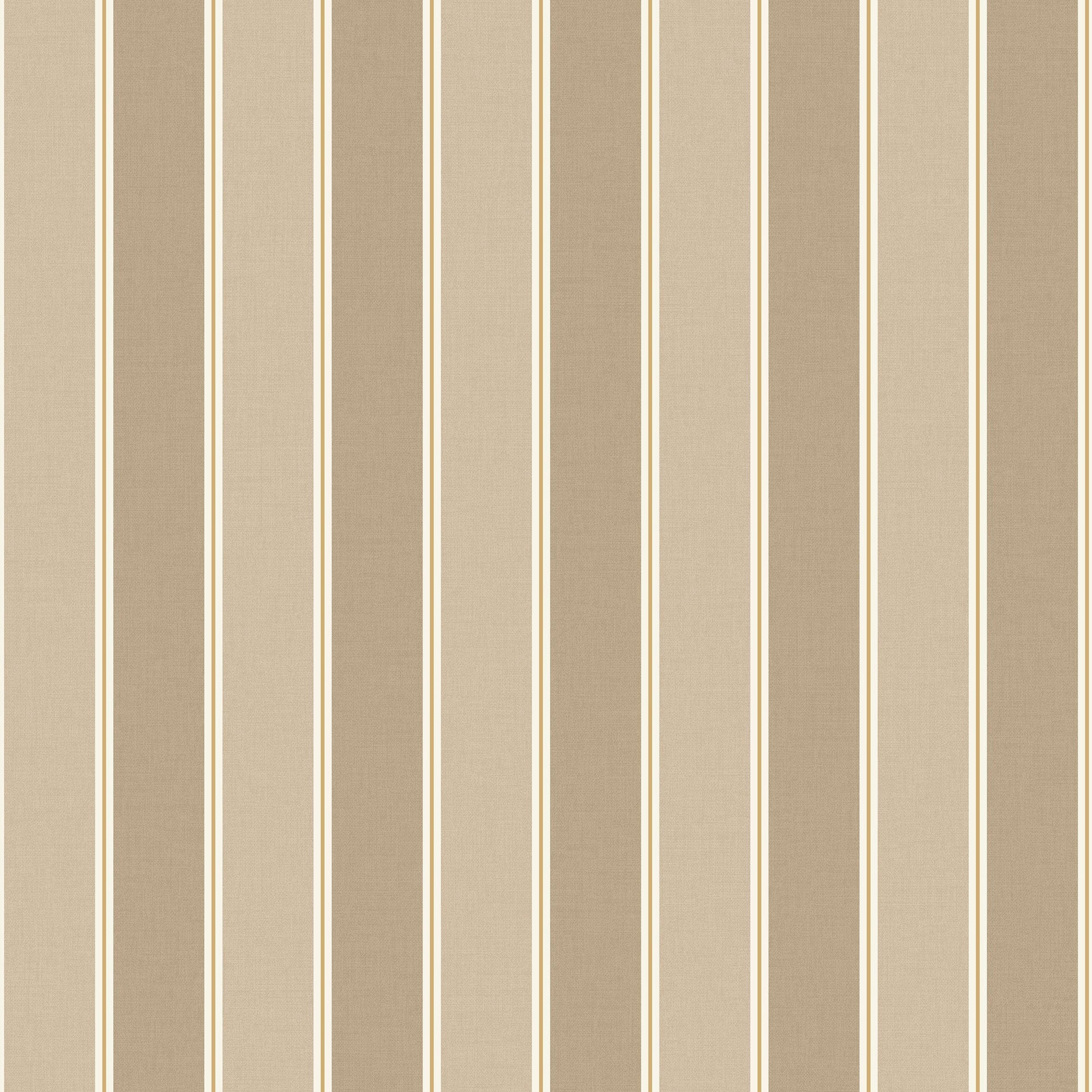 MIP106731120 Classic Lines Taupe Gold Wallpaper by Caselio
