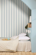 BLS106736000 Classic Lines Bleu Ciel Wallpaper by Caselio