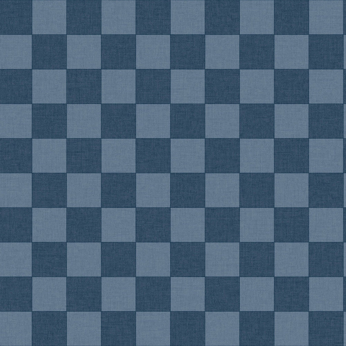 Checks Bleu Denim Line Up Wallpaper by Caselio