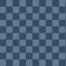 106746020 Checks Bleu Denim Wallpaper by Caselio