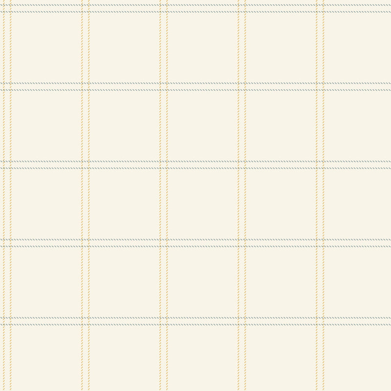 106753064 Fine Lines Jaune Bleu Wallpaper by Caselio