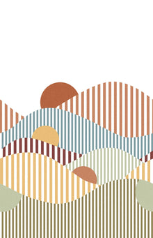 106764504 Linear Multicouleurs Mural by Caselio