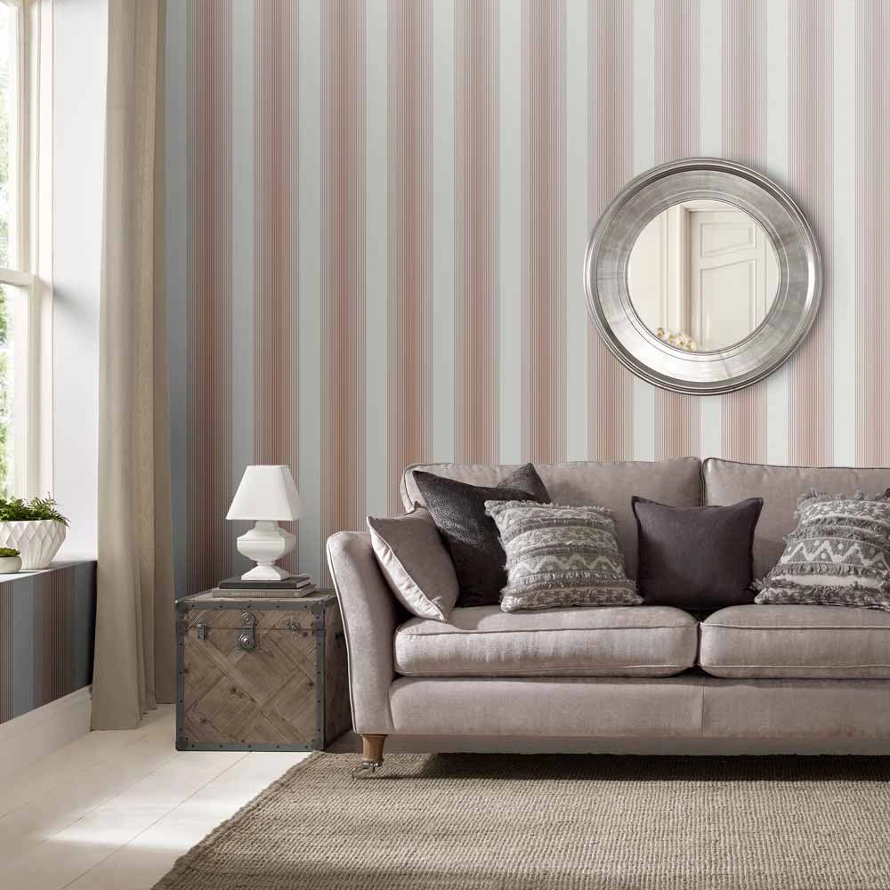 106768 Lagom Stripe Oblique Wallpaper by Graham and Brown