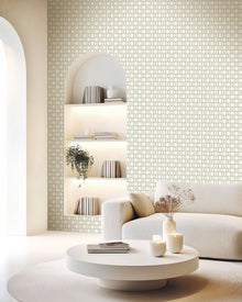 107130937 Hexaline Noir Blanc Or Wallpaper by Caselio