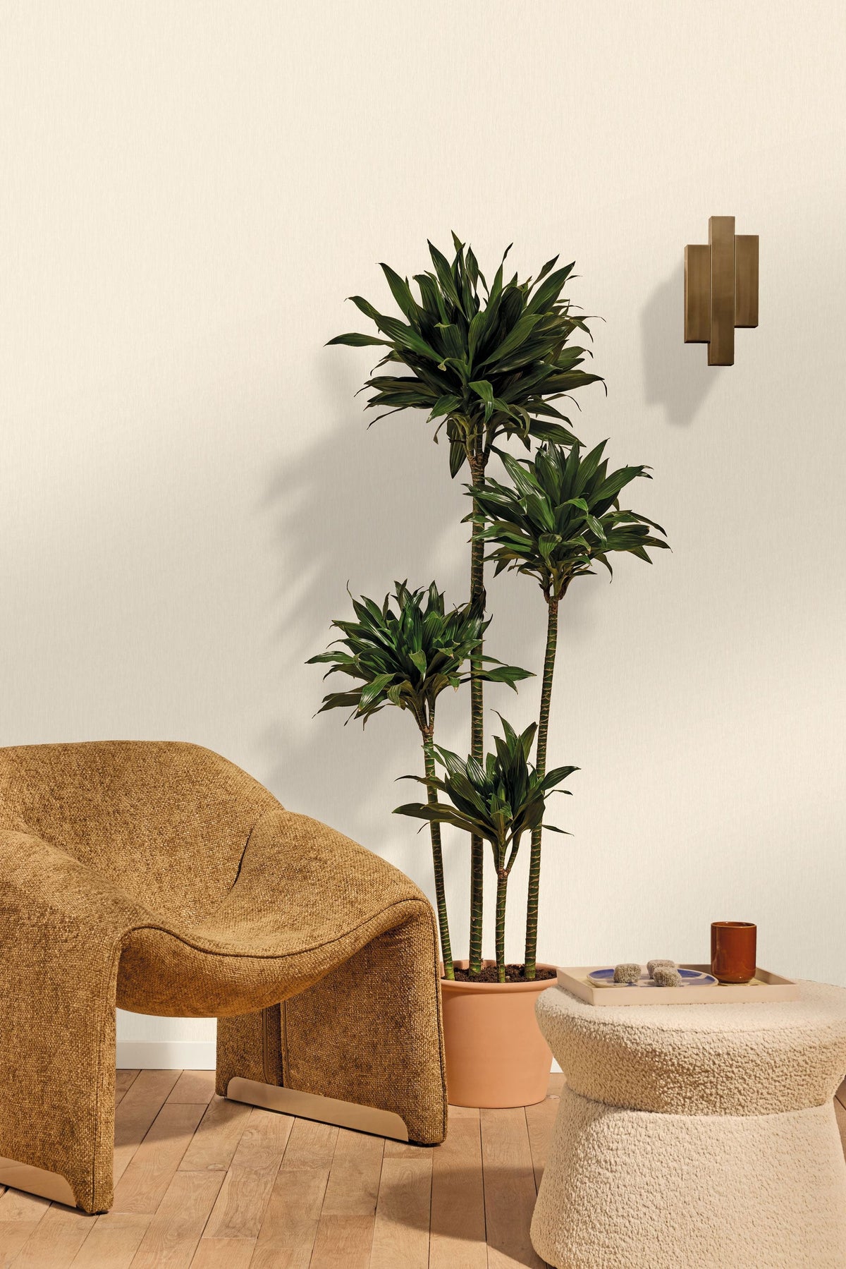 Uni Mat Neige Elea Wallpaper by Caselio
