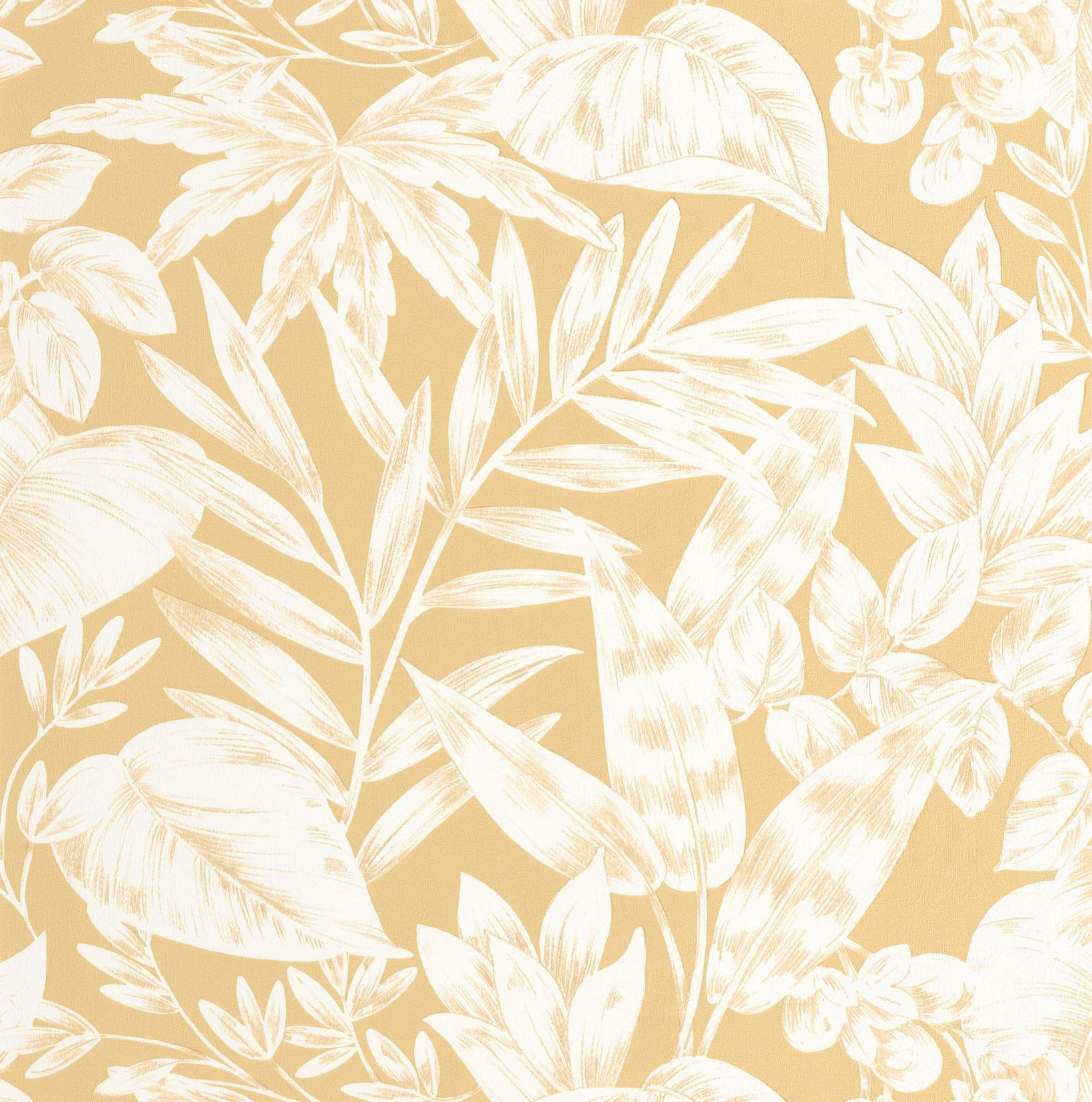 107362010 Kalea Ocre Wallpaper by Caselio