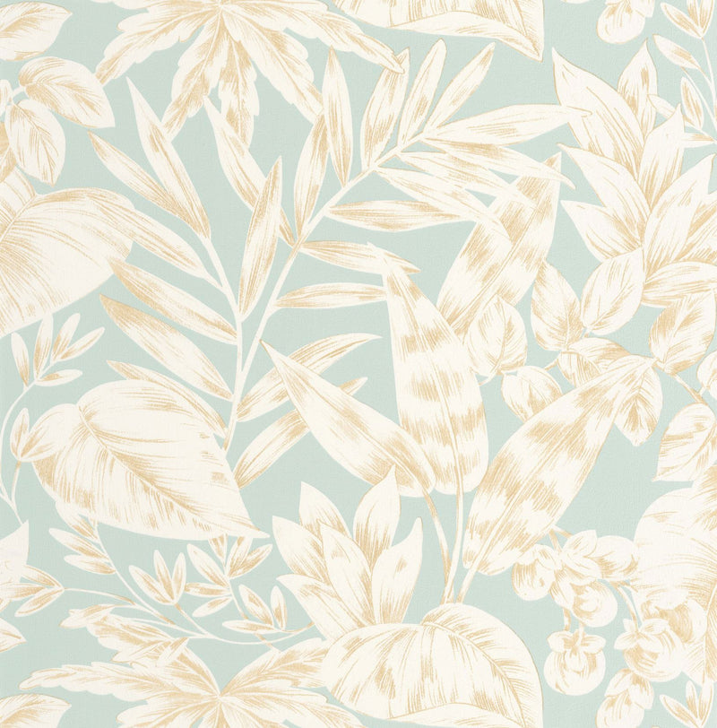 107366006 Kalea Bleu Doux Wallpaper by Caselio