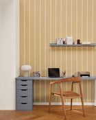 107372017 Navaia Ocre Wallpaper by Caselio