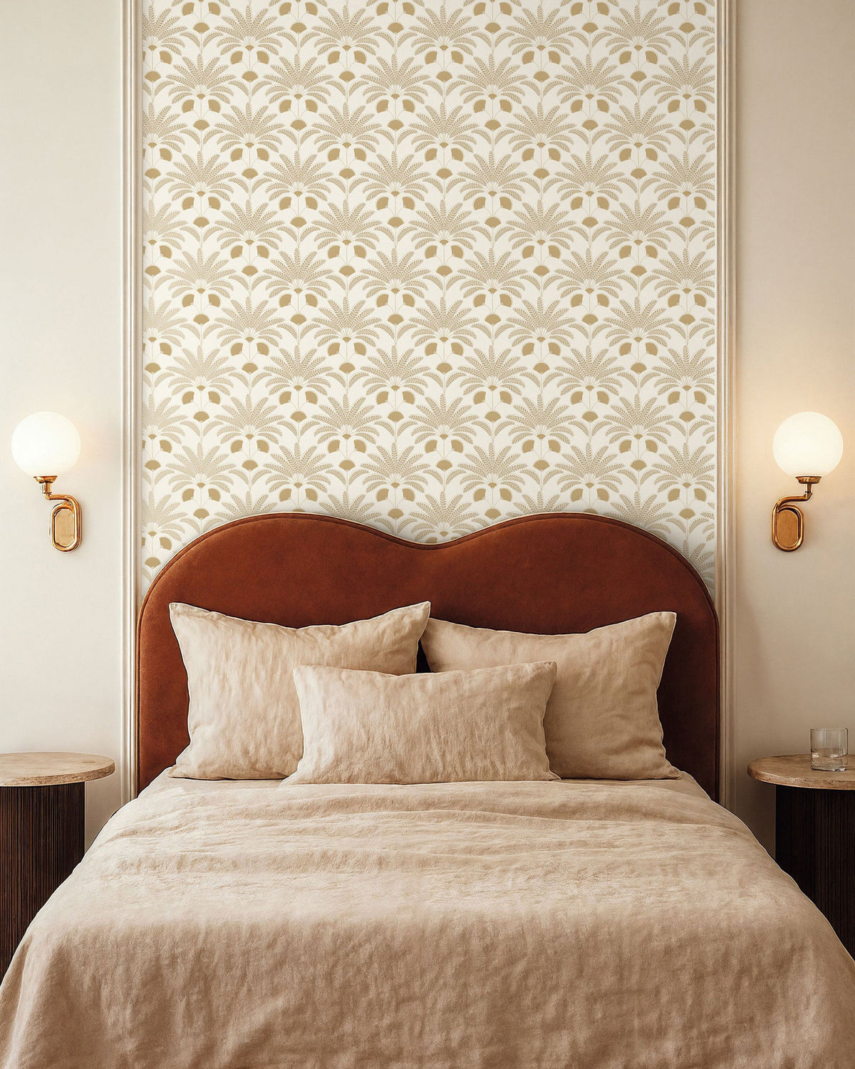 Gisele Jaune Maison Simeon Wallpaper by Caselio