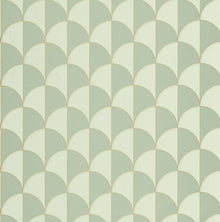 107414018 Mariette Vert De Gris Wallpaper by Caselio