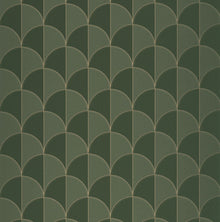 107414126 Mariette Vert Bouteille Wallpaper by Caselio